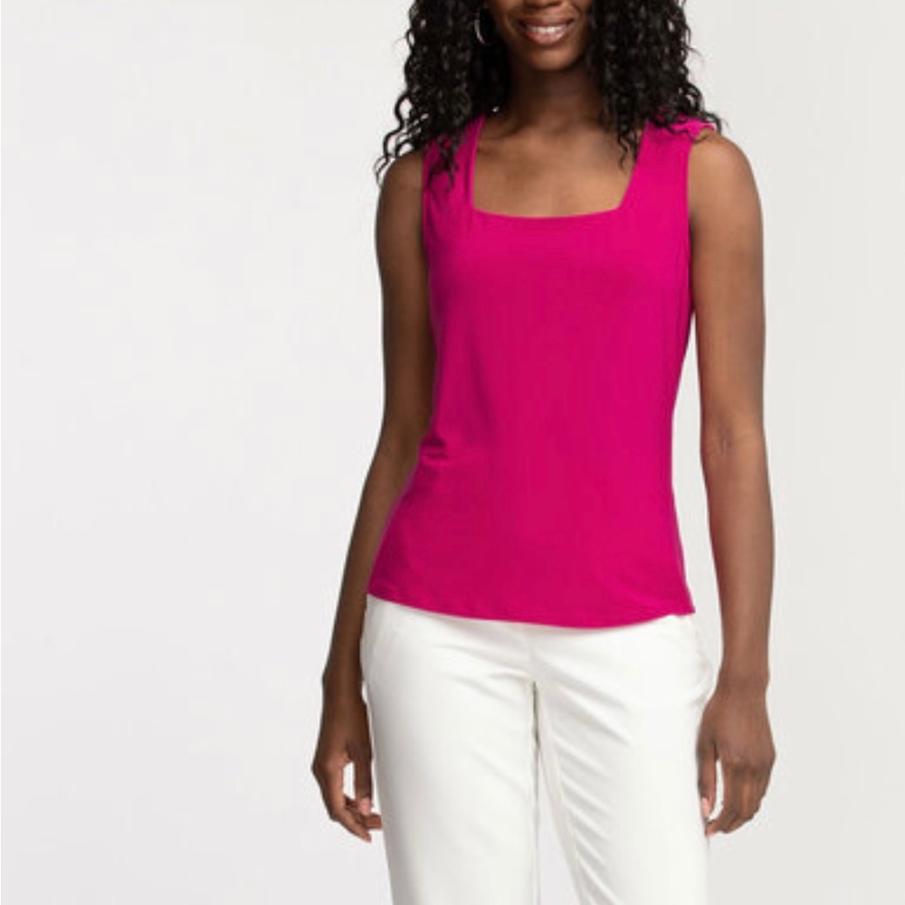 Cleo Pink Tank Top